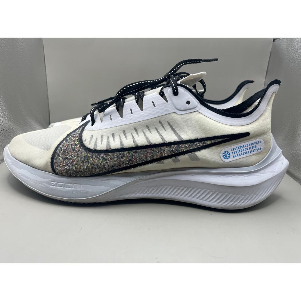 Nike Zoom Gravity Gym Active Training Casual White Black Multi Sneakers USED